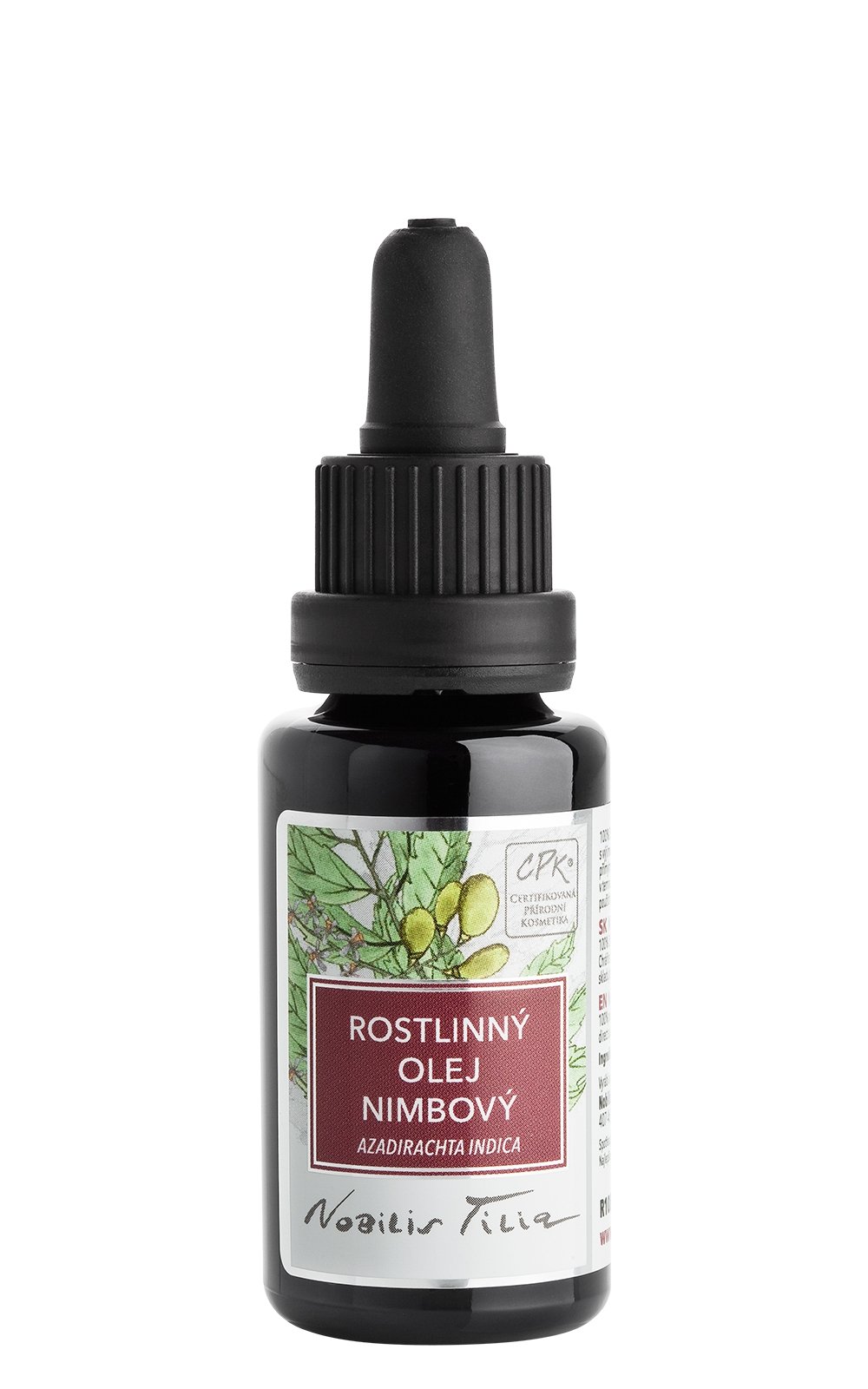 Nimbový olej 20 ml fialové sklo