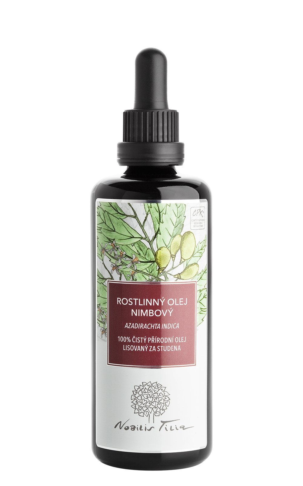Nimbový olej 100 ml fialové sklo