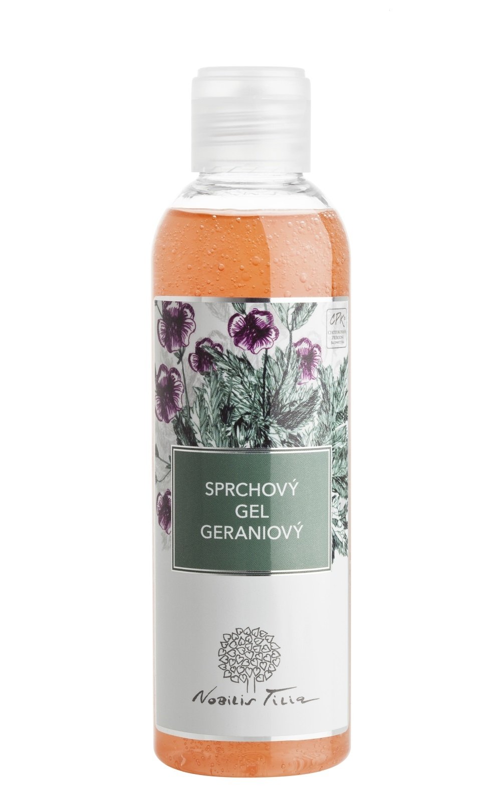 Sprchový gel Geraniový: 200 ml