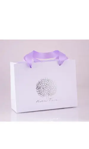 Luxusní taška s fialovými uchy
