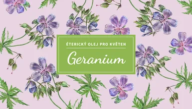 Geranium: květnový pomocník na celý život - přírodní kosmetika Nobilis Tilia