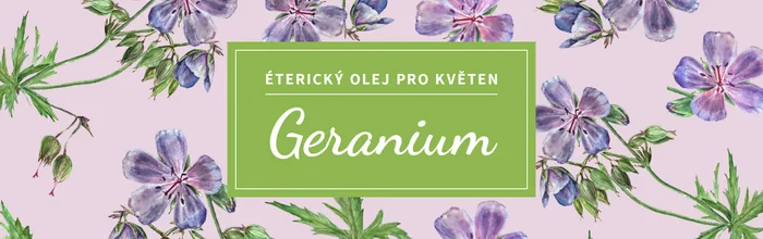 Geranium: květnový pomocník na celý život - přírodní kosmetika Nobilis Tilia